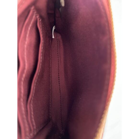 Coach Corner Zip Wristlet With Cherry Print - Picture 3 of 3